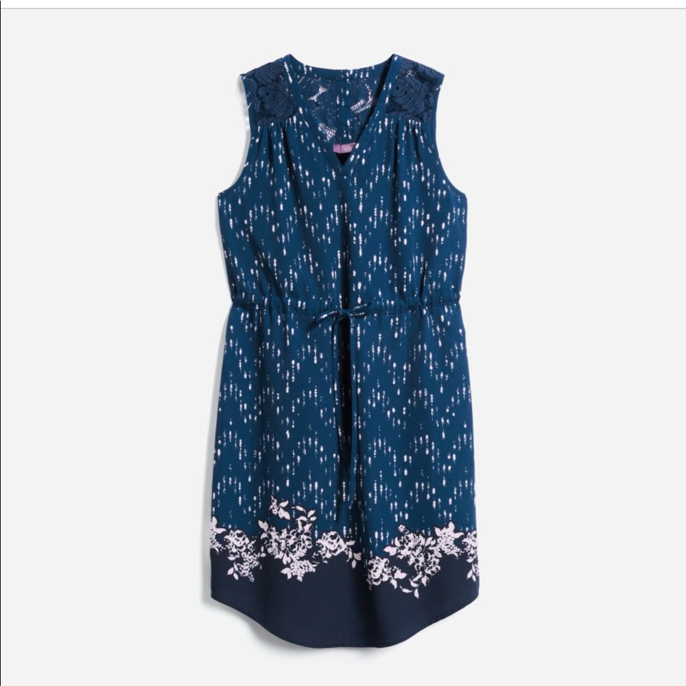 Truly Poppy Lace Inset Dress